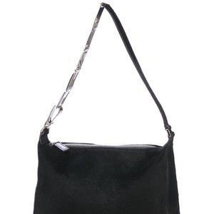 Authentic FENDI Shoulder Bag Silver Tone Hardware